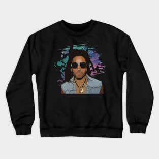 Soulful Threads Lenny's Melodic Mastery Woven into Every Fiber Crewneck Sweatshirt